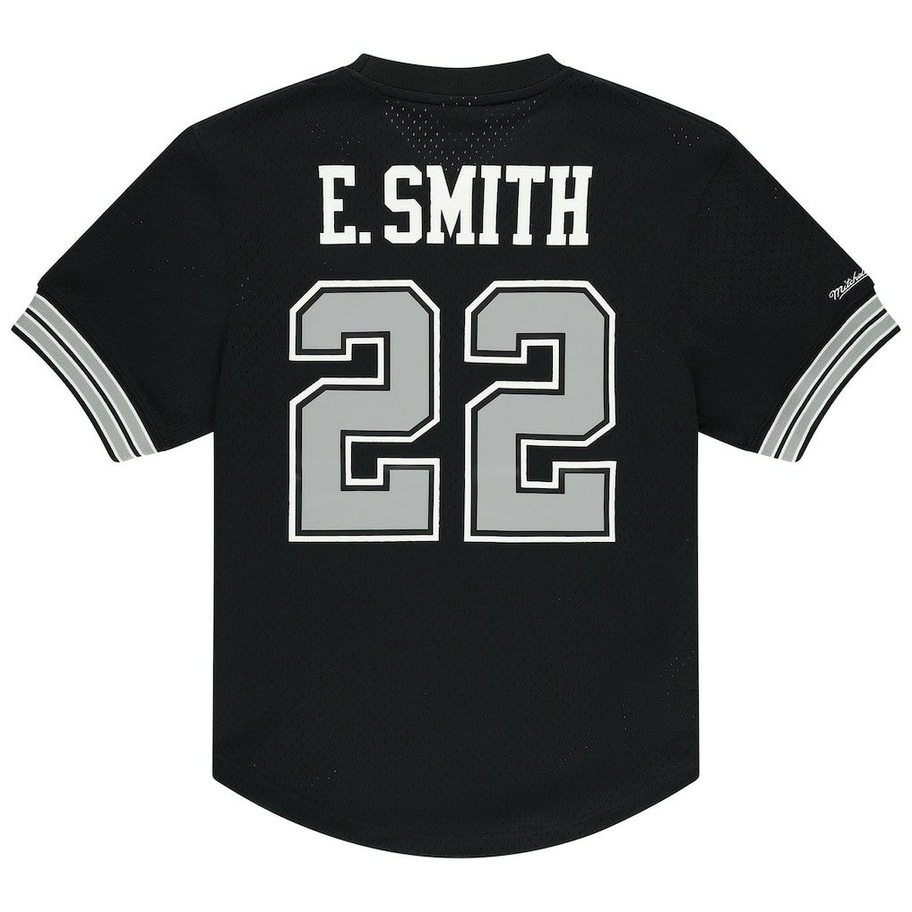 Dallas Cowboys Mitchell & Ness Emmitt Smith  Retired Player Name & Number Mesh Top