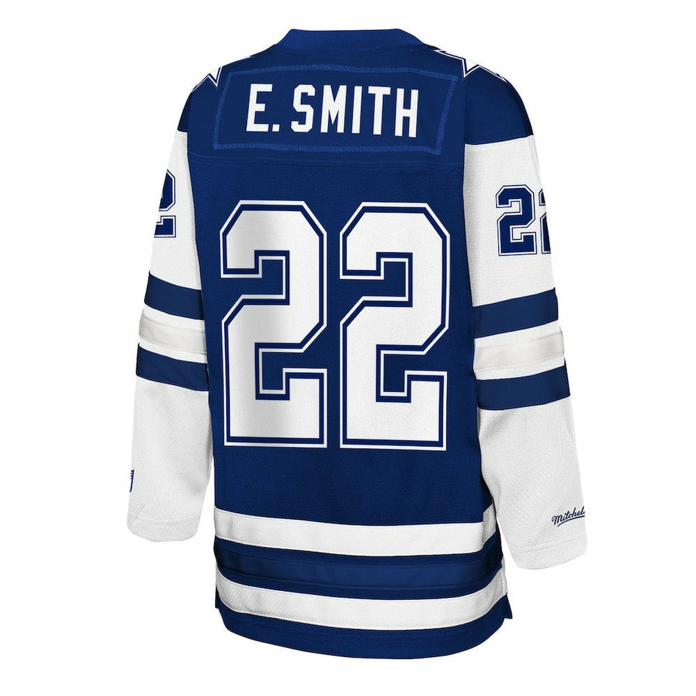Dallas Cowboys Mitchell & Ness Emmitt Smith  Youth Hockey Fashion Jersey