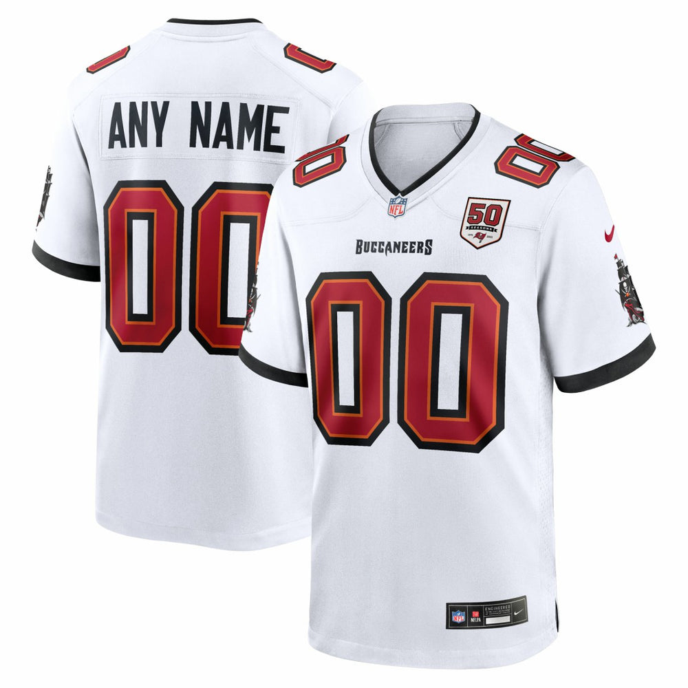 Tampa Bay Buccaneers Nike 50th Season Custom Game Jersey