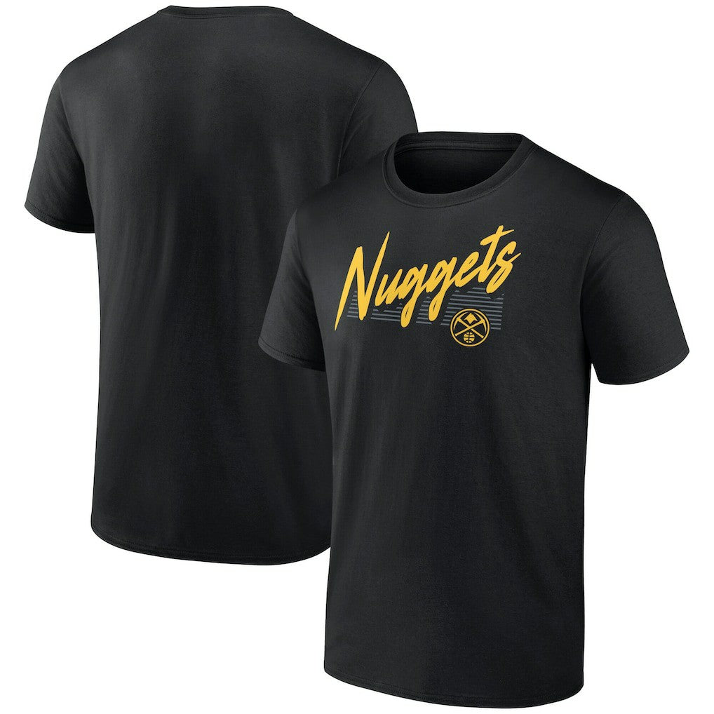 Denver Nuggets Color Block Slant Quick Strike T-Shirt sale Online