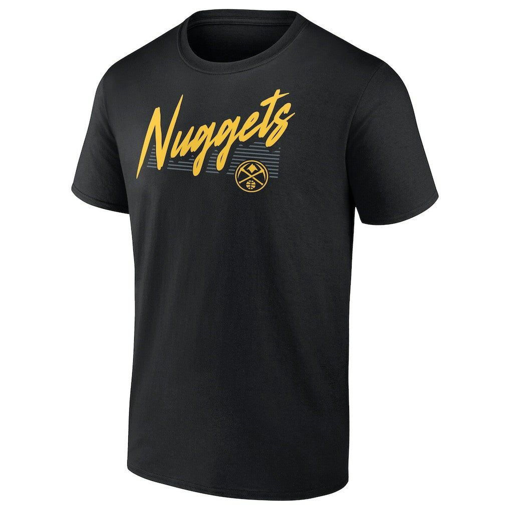 Denver Nuggets Color Block Slant Quick Strike T-Shirt sale Online