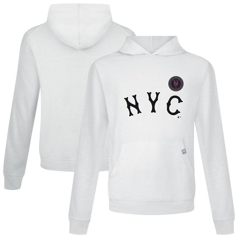 New York Mets Levelwear City Connect Relay Core Logo Pullover Hoodie | MLB New