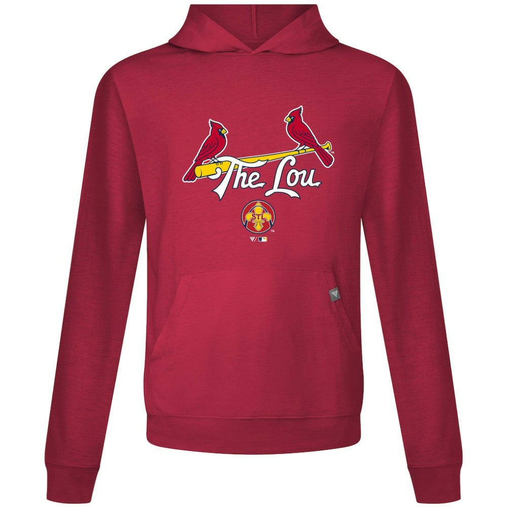 St. Louis Cardinals Levelwear City Connect Relay Back Splash Pullover Hoodie | MLB US