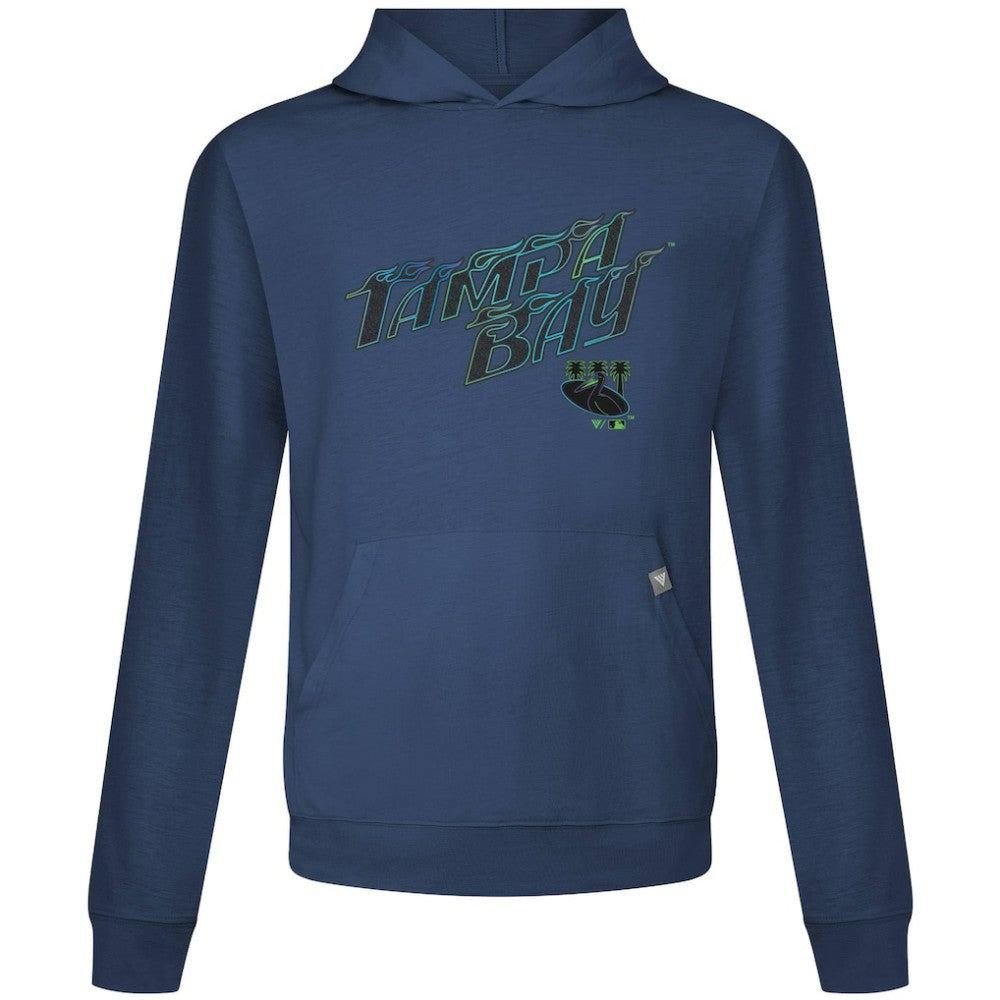 Tampa Bay Rays Levelwear City Connect Relay Back Splash Pullover Hoodie | MLB Sale
