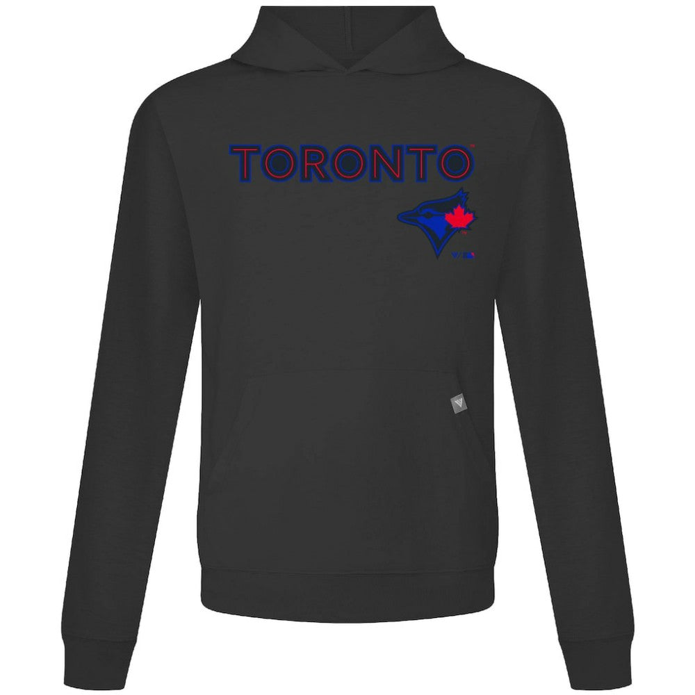 Toronto Blue Jays Levelwear City Connect Relay Back Splash Pullover Hoodie | MLB Shop