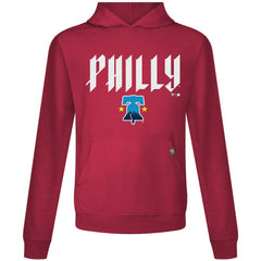 Philadelphia Phillies Levelwear City Connect Relay Back Splash Pullover Hoodie | MLB US