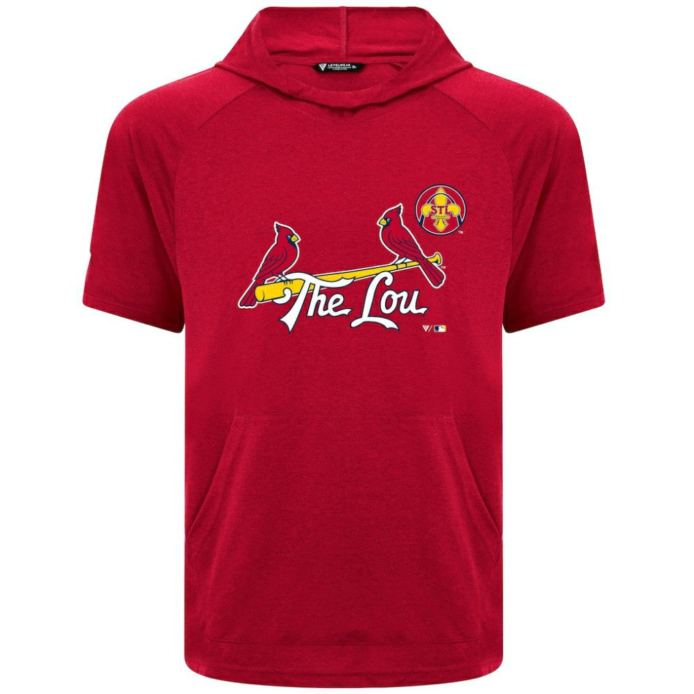 St. Louis Cardinals Levelwear City Connect Phase Core Logo Pullover Hoodie T-Shirt | MLB US