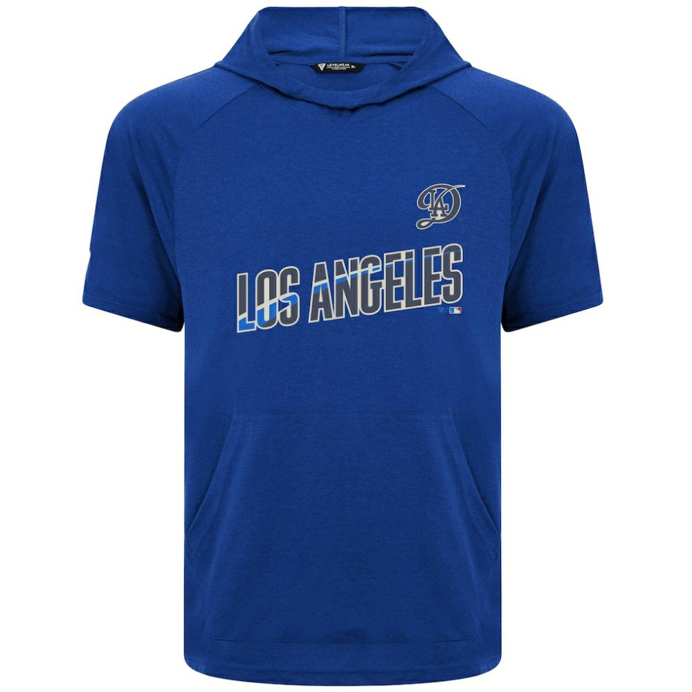 Los Angeles Dodgers Levelwear City Connect Phase Core Logo Pullover Hoodie T-Shirt | MLB Discount