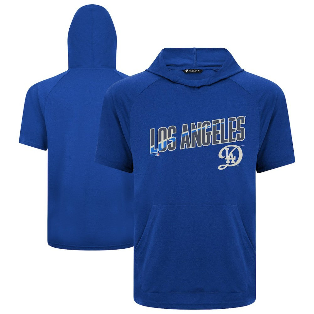 Los Angeles Dodgers Levelwear City Connect Phase Back Plash Hoodie T-Shirt | MLB Discount