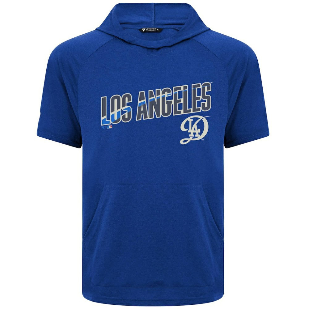 Los Angeles Dodgers Levelwear City Connect Phase Back Plash Hoodie T-Shirt | MLB Discount