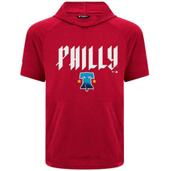 Philadelphia Phillies Levelwear City Connect Phase Back Plash Hoodie T-Shirt | MLB Shop