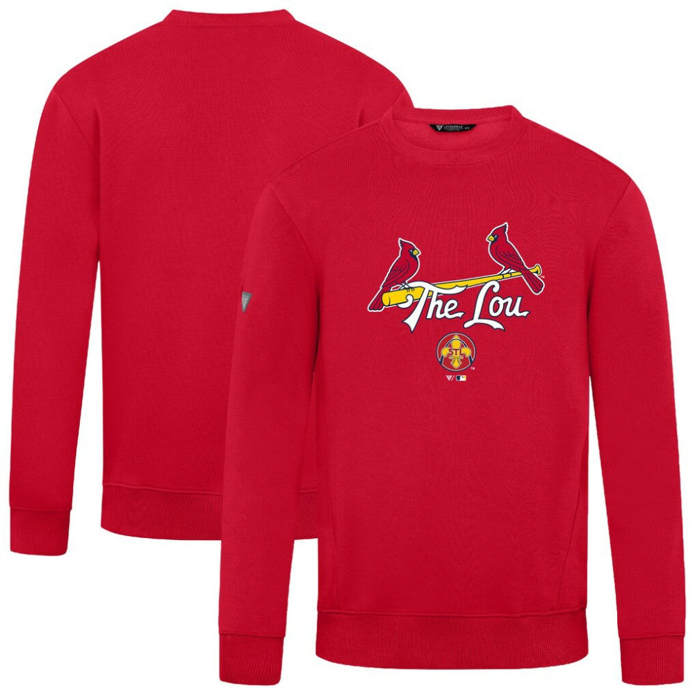St. Louis Cardinals Levelwear City Connect Zane Back Splash Sweatshirt | MLB Outlet