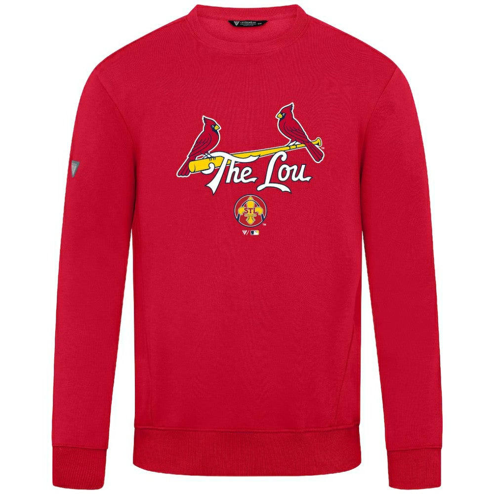 St. Louis Cardinals Levelwear City Connect Zane Back Splash Sweatshirt | MLB Outlet