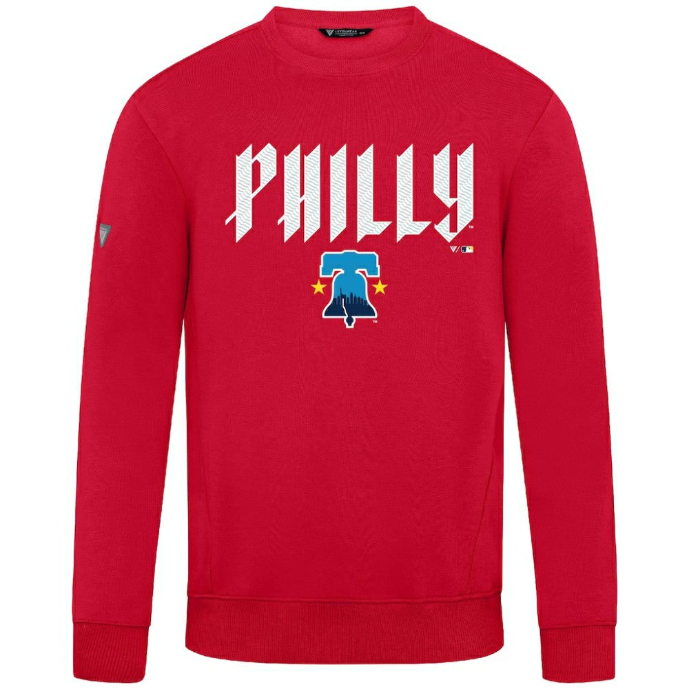 Philadelphia Phillies Levelwear City Connect Zane Back Splash Sweatshirt | MLB Online