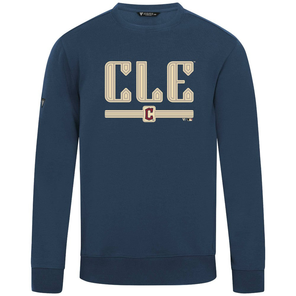 Cleveland Guardians Levelwear City Connect Zane Back Splash Sweatshirt | MLB Outlet