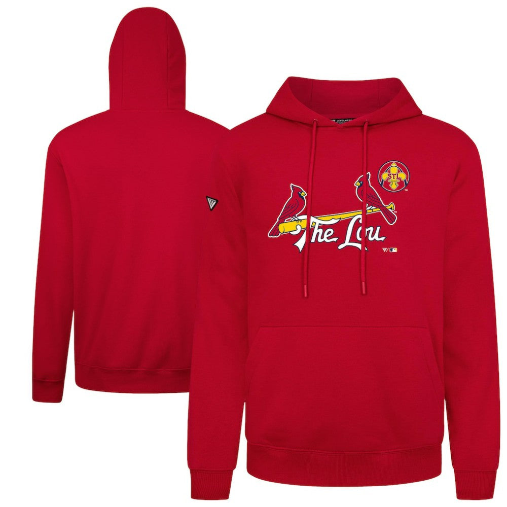 St. Louis Cardinals Levelwear City Connect Podium Core Logo Pullover Hoodie | MLB US