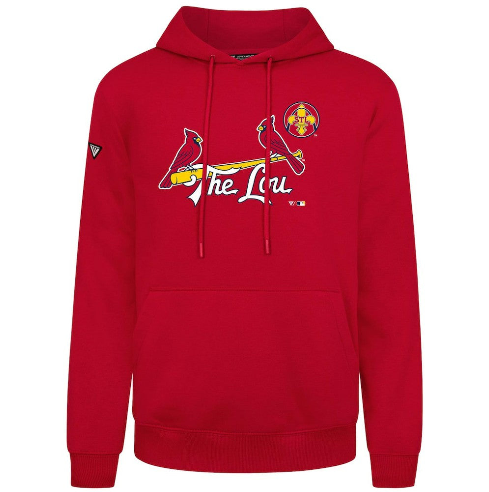 St. Louis Cardinals Levelwear City Connect Podium Core Logo Pullover Hoodie | MLB US