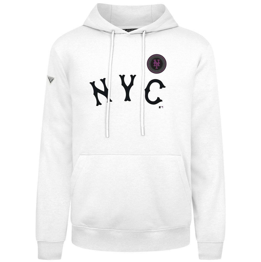 New York Mets Levelwear City Connect Podium Core Logo Pullover Hoodie | MLB Near me