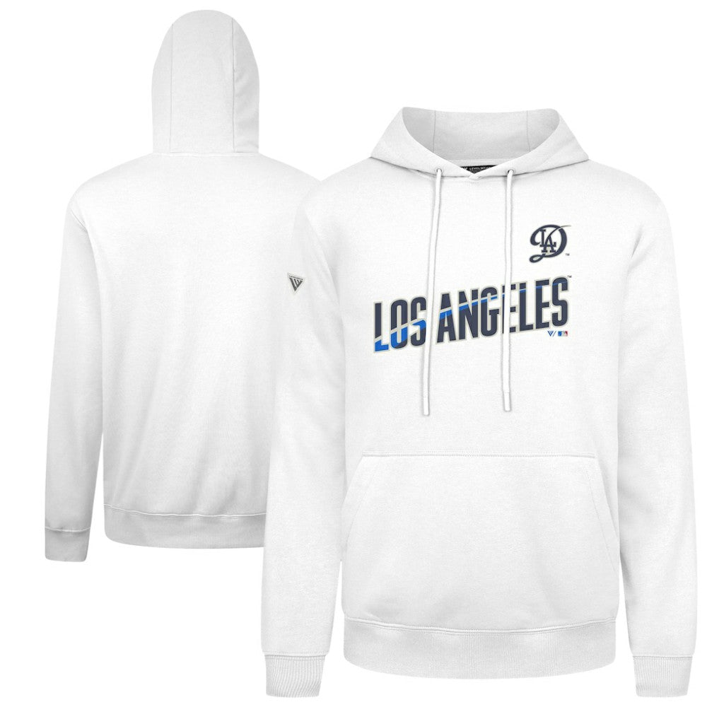 Los Angeles Dodgers Levelwear City Connect Podium Core Logo Pullover Hoodie | MLB Outlet