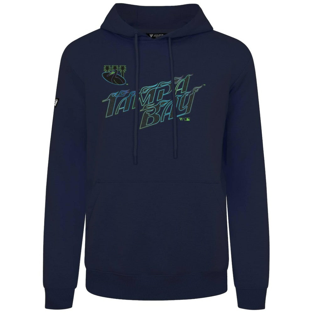 Tampa Bay Rays Levelwear City Connect Podium Core Logo Pullover Hoodie | MLB New