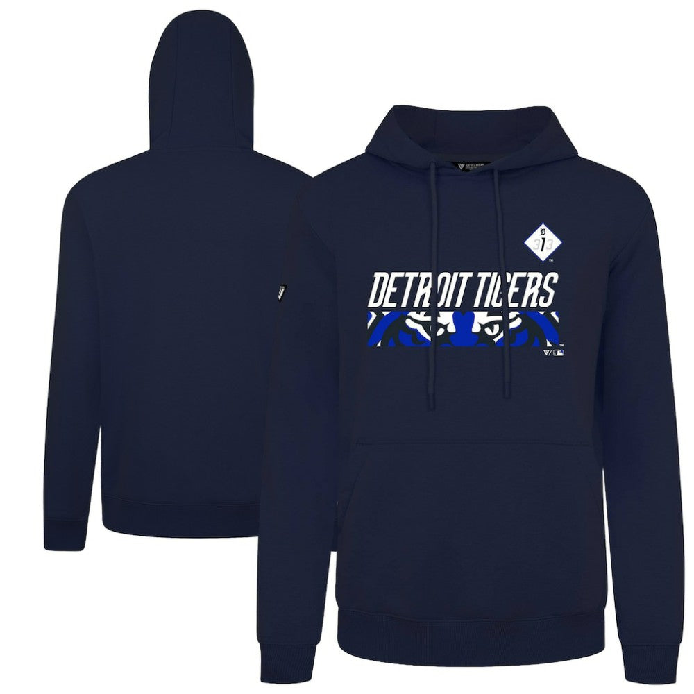 Detroit Tigers Levelwear City Connect Podium Core Logo Pullover Hoodie | MLB US
