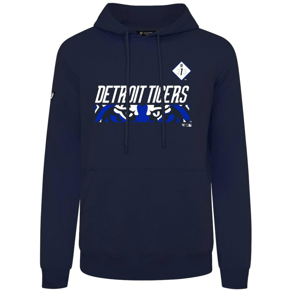 Detroit Tigers Levelwear City Connect Podium Core Logo Pullover Hoodie | MLB US