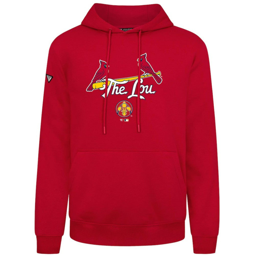 St. Louis Cardinals Levelwear City Connect Podium Back Splash Pullover Hoodie | MLB Discount