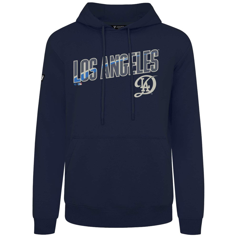 Los Angeles Dodgers Levelwear City Connect Podium Back Splash Pullover Hoodie | MLB Shop