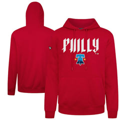 Philadelphia Phillies Levelwear City Connect Podium Back Splash Pullover Hoodie | MLB On Sale