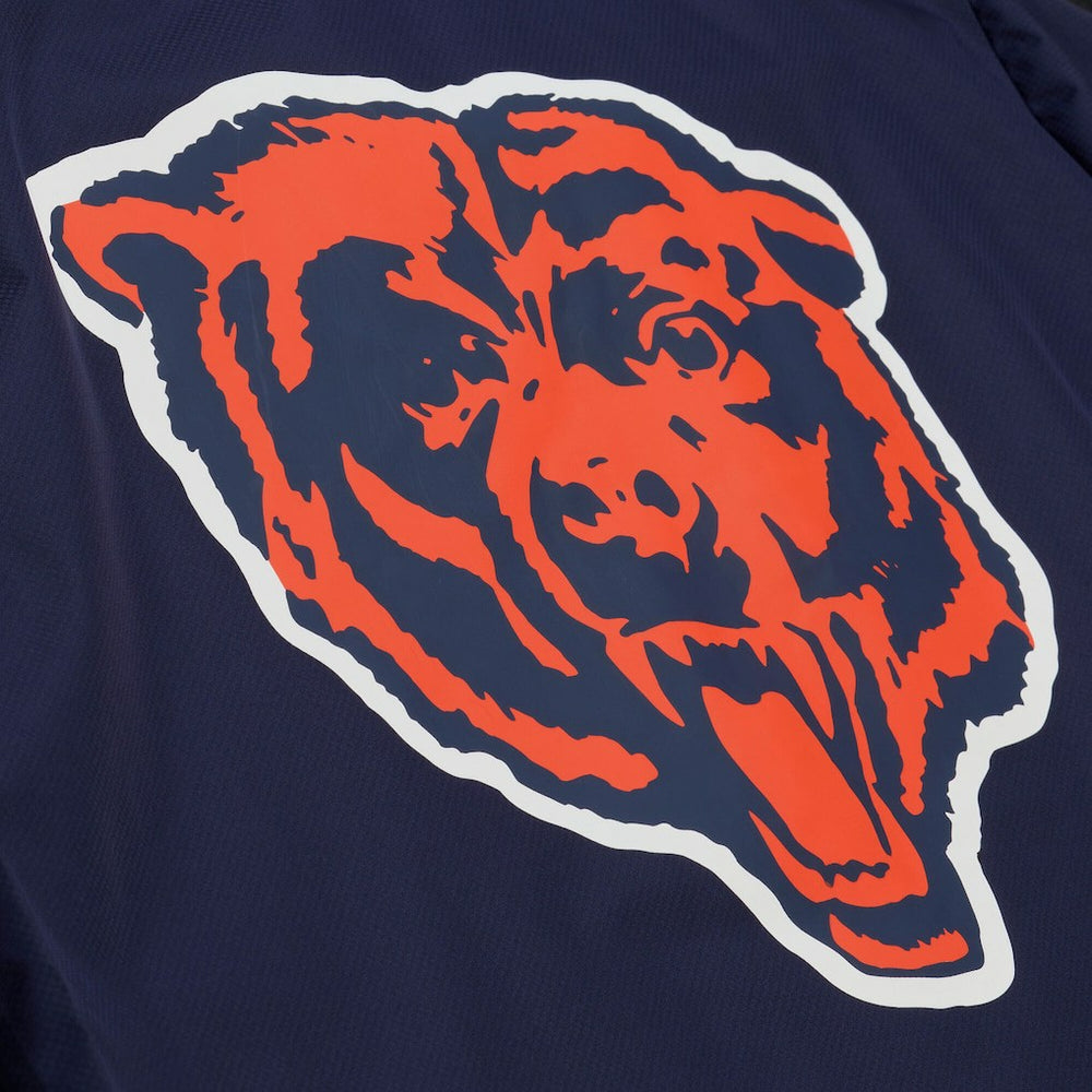 Chicago Bears Mitchell & Ness Coaches Full-Snap Hooded Windbreaker Jacket