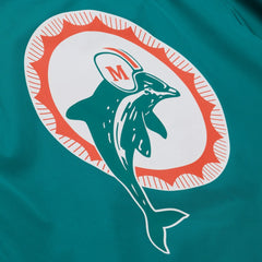 Miami Dolphins Mitchell & Ness Coaches Full-Snap Hooded Windbreaker Jacket