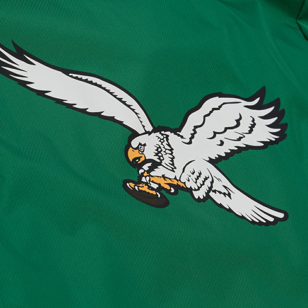 Philadelphia Eagles Mitchell & Ness Coaches Full-Snap Hooded Windbreaker Jacket