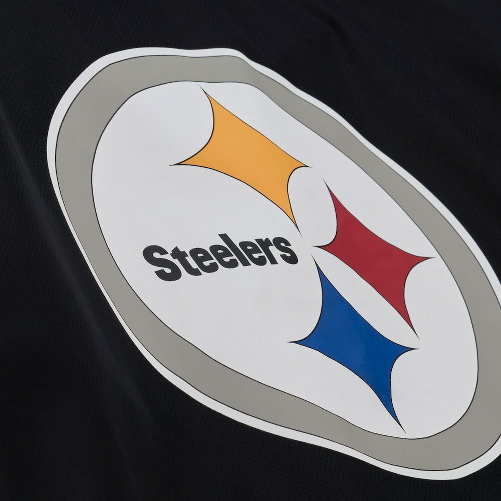 Pittsburgh Steelers Mitchell & Ness Coaches Full-Snap Hooded Windbreaker Jacket