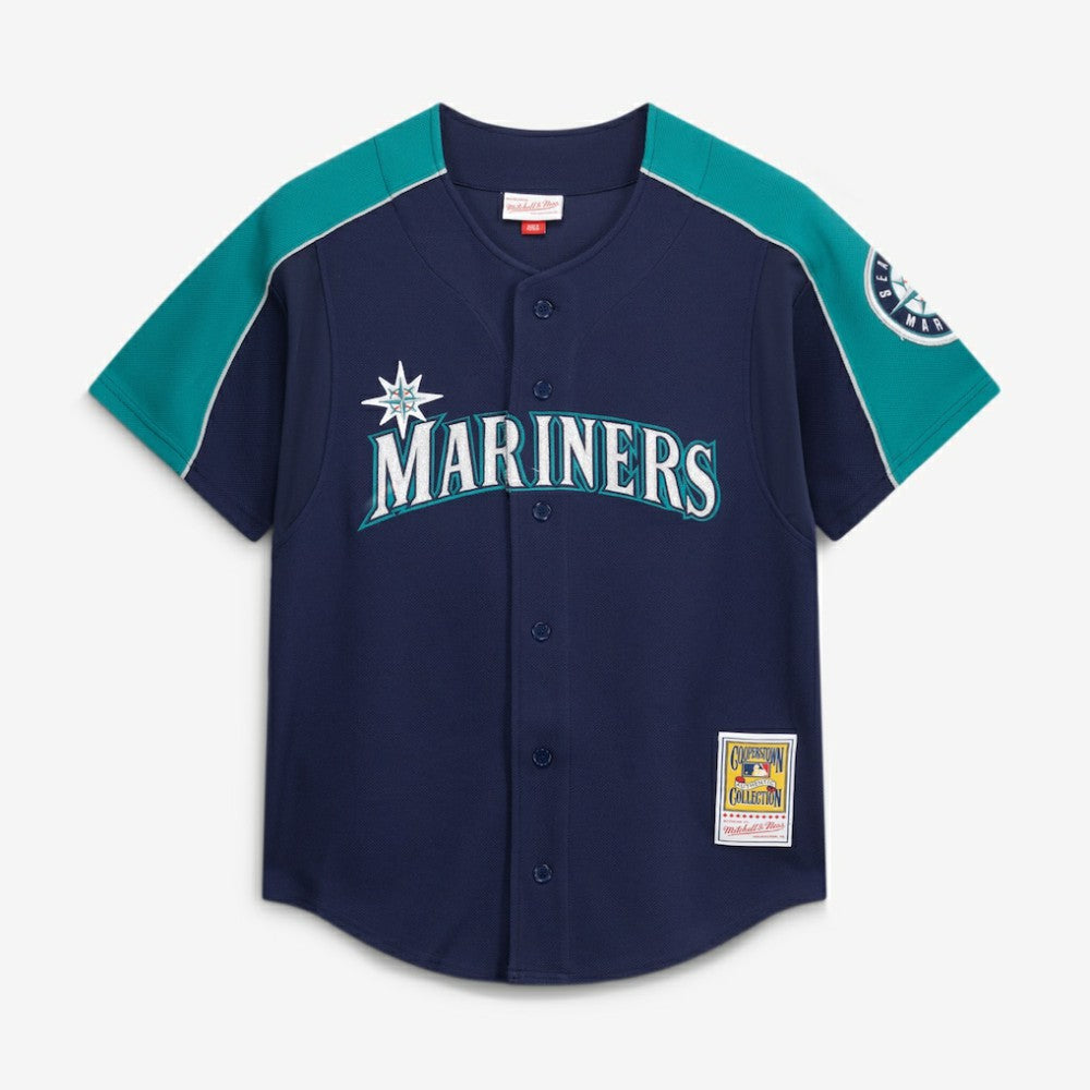 Ichiro Suzuki Seattle Mariners Mitchell & Ness 2006 Cooperstown Mesh Batting Practice Button-Up Jersey | MLB Online