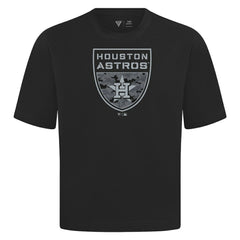Houston Astros Levelwear Oversized Luxe Signature Knit Buckler T-Shirt | MLB Discount