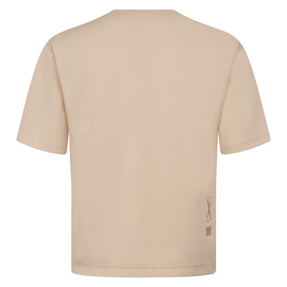 Cincinnati Reds Levelwear Oversized Luxe Signature Knit Buckler T-Shirt | MLB Near me
