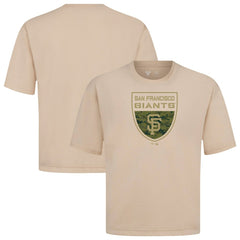 San Francisco Giants Levelwear Oversized Luxe Signature Knit Buckler T-Shirt | MLB Near me