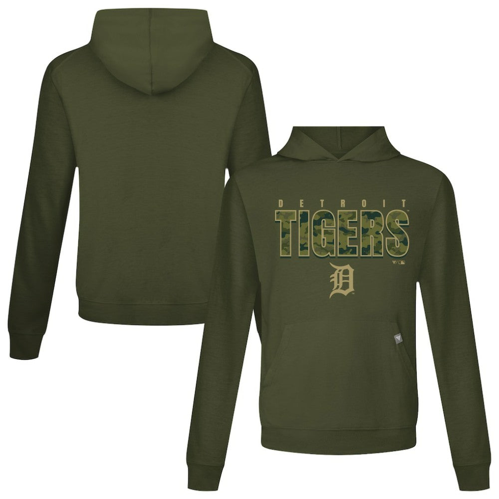 Detroit Tigers Levelwear Relay Protect Pullover Hoodie | MLB Discount