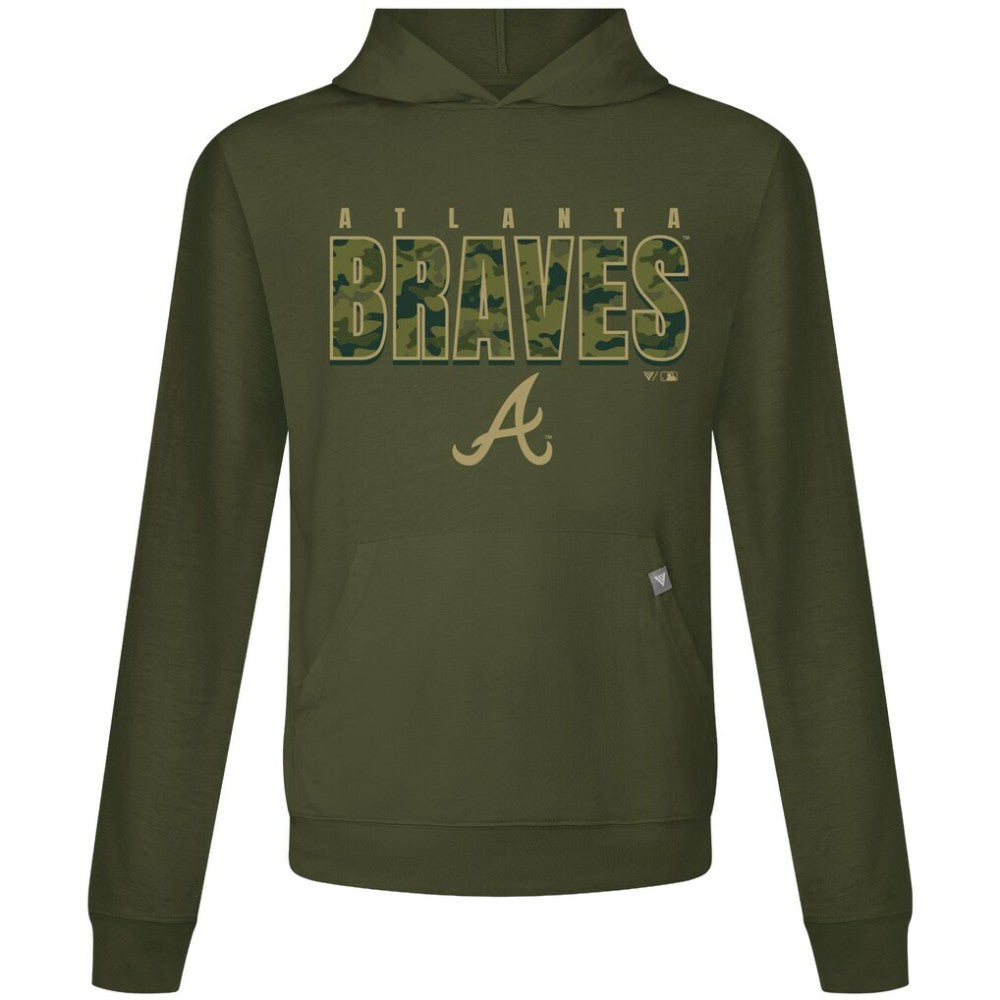 Atlanta Braves Levelwear Relay Protect Pullover Hoodie | MLB Outlet
