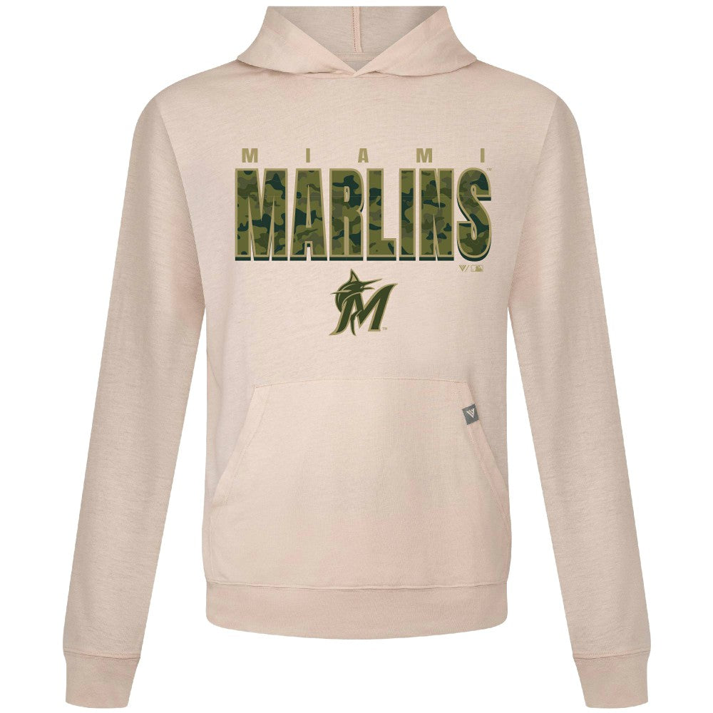 Miami Marlins Levelwear Relay Protect Pullover Hoodie | MLB Shop