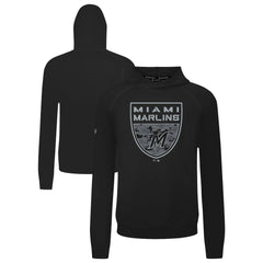 Miami Marlins Levelwear Mandate Buckler Tri-Blend Pullover Hoodie | MLB Online
