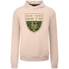 New York Mets Levelwear Mandate Buckler Tri-Blend Pullover Hoodie | MLB US