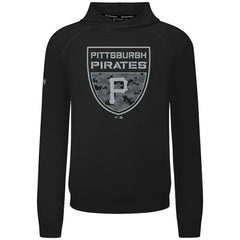 Pittsburgh Pirates Levelwear Mandate Buckler Tri-Blend Pullover Hoodie | MLB On Sale
