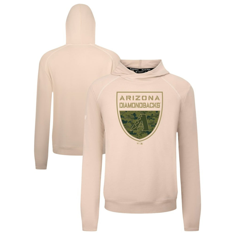 Arizona Diamondbacks Levelwear Mandate Buckler Tri-Blend Pullover Hoodie | MLB Shop