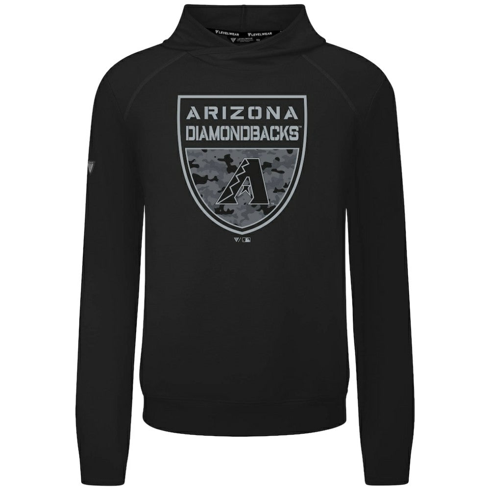 Arizona Diamondbacks Levelwear Mandate Buckler Tri-Blend Pullover Hoodie | MLB Discount