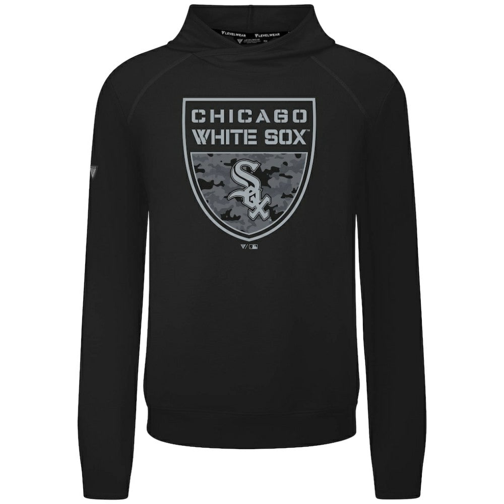 Chicago White Sox Levelwear Mandate Buckler Tri-Blend Pullover Hoodie | MLB Discount