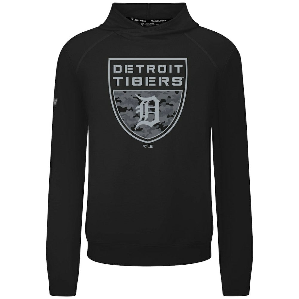 Detroit Tigers Levelwear Mandate Buckler Tri-Blend Pullover Hoodie | MLB For sale