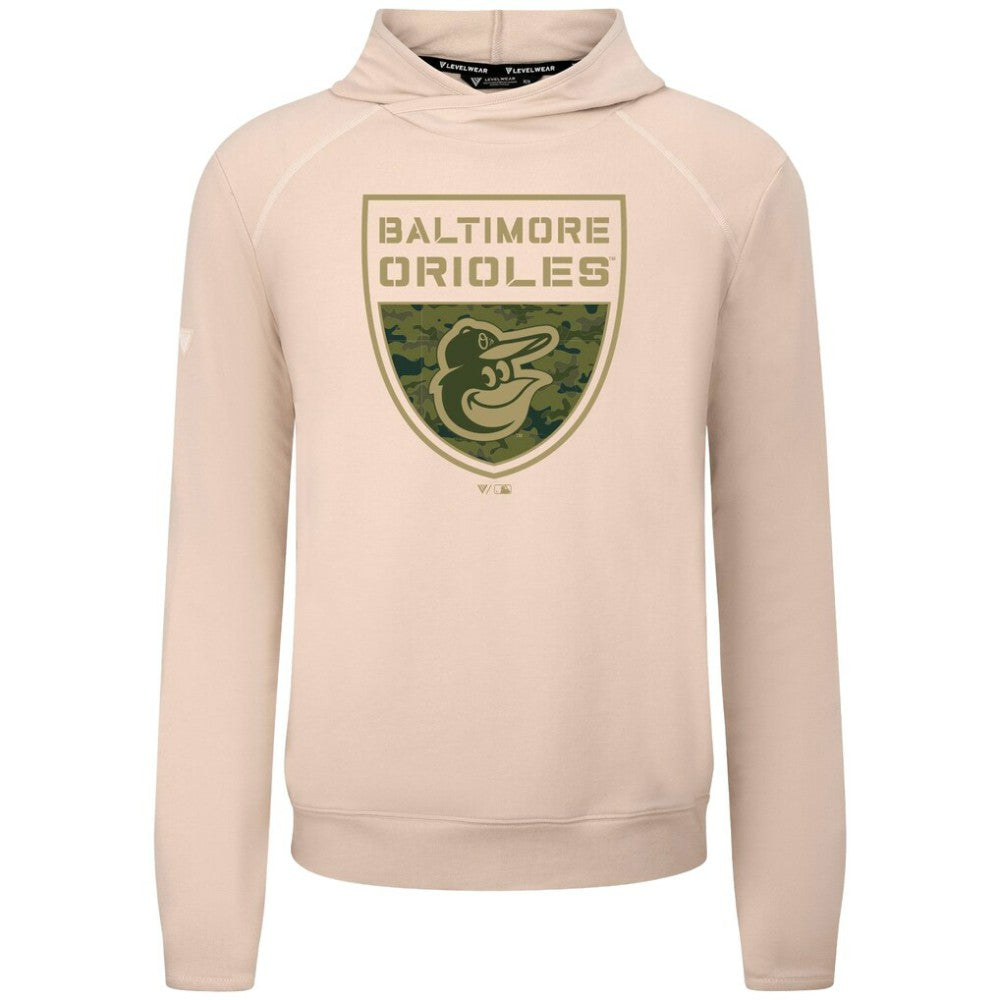 Baltimore Orioles Levelwear Mandate Buckler Tri-Blend Pullover Hoodie | MLB Online