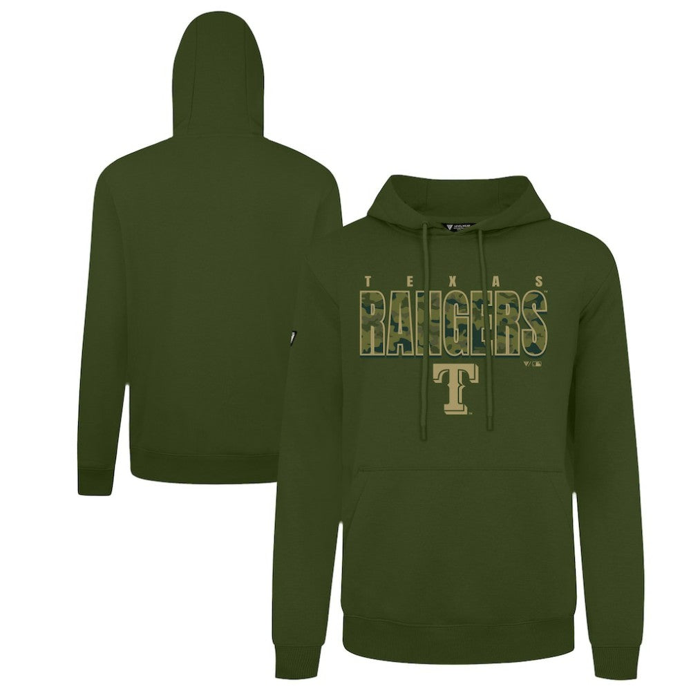Texas Rangers Levelwear Podium Protect Pullover Hoodie | MLB US