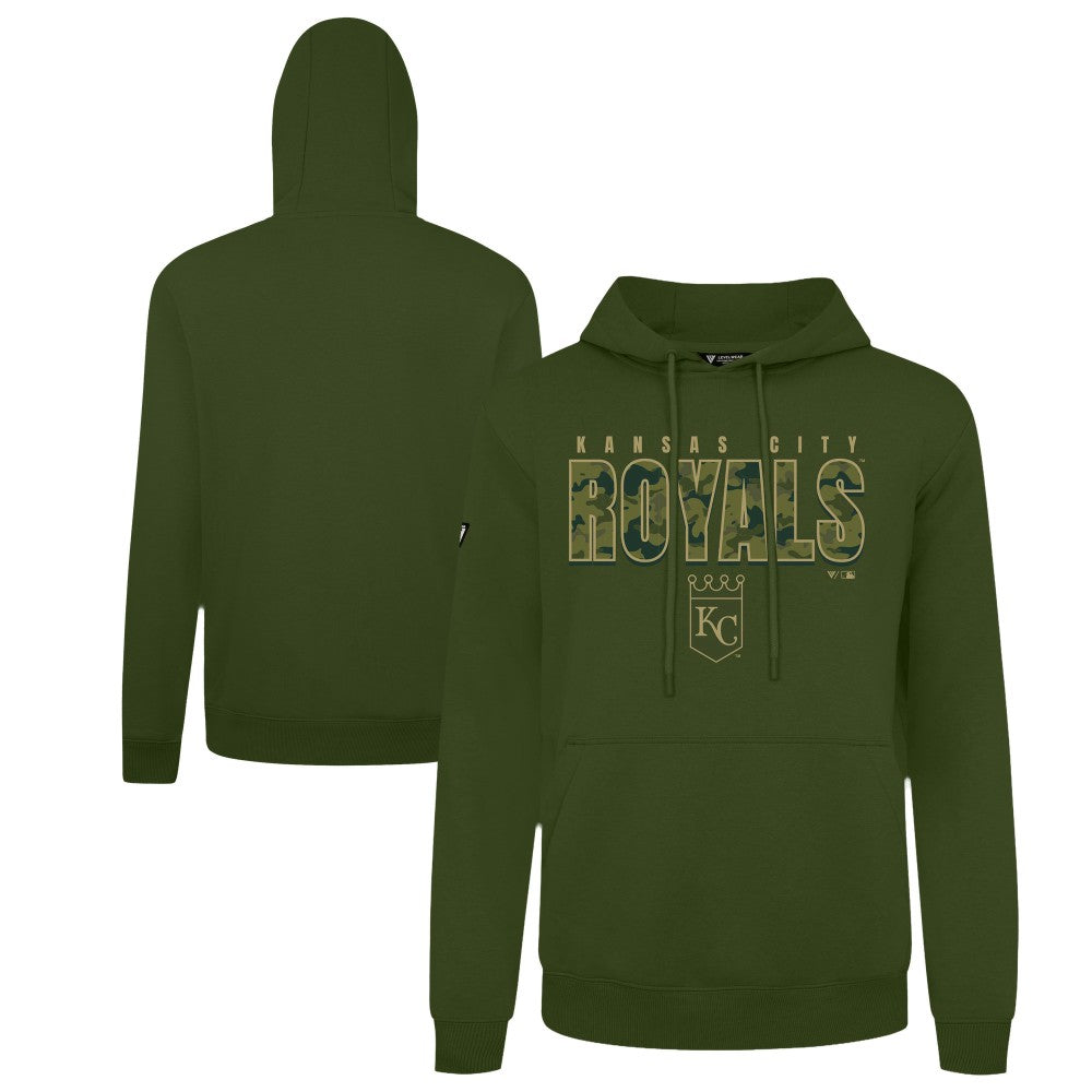 Kansas City Royals Levelwear Podium Protect Pullover Hoodie | MLB Discount